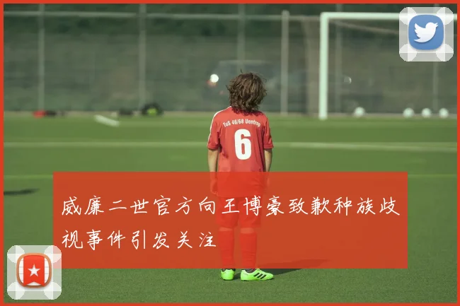 威廉二世官方向王博豪致歉种族歧视事件引发关注